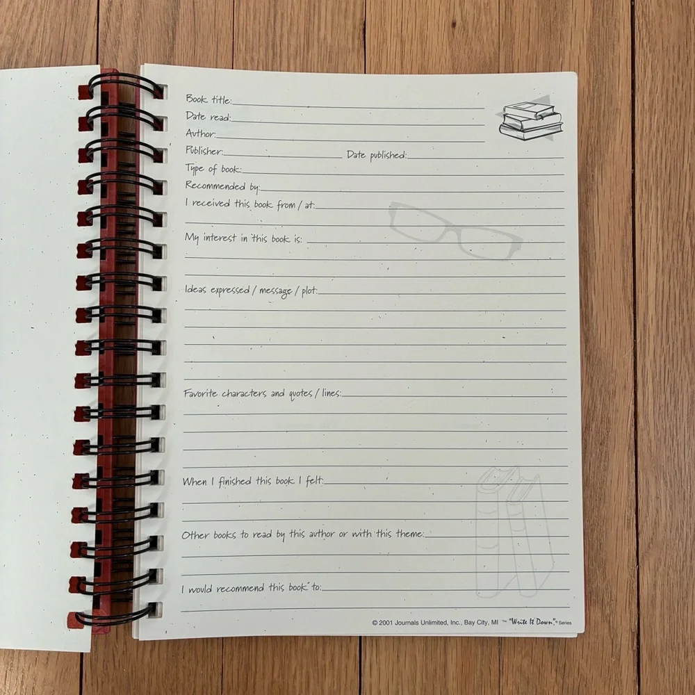Spiral Journal Set: 2 spiral journal notebooks; Hardcover. Ruled pages